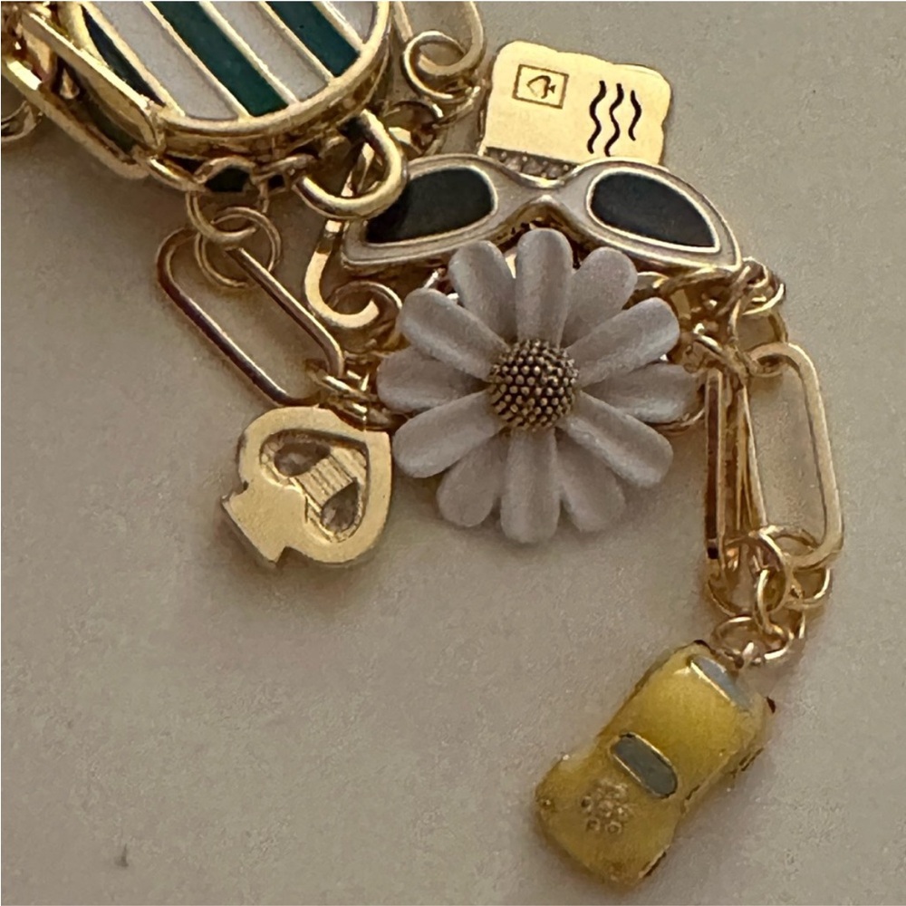 Kate spade ♠️ mix of girls trip charms bracelet - Picture 7 of 11